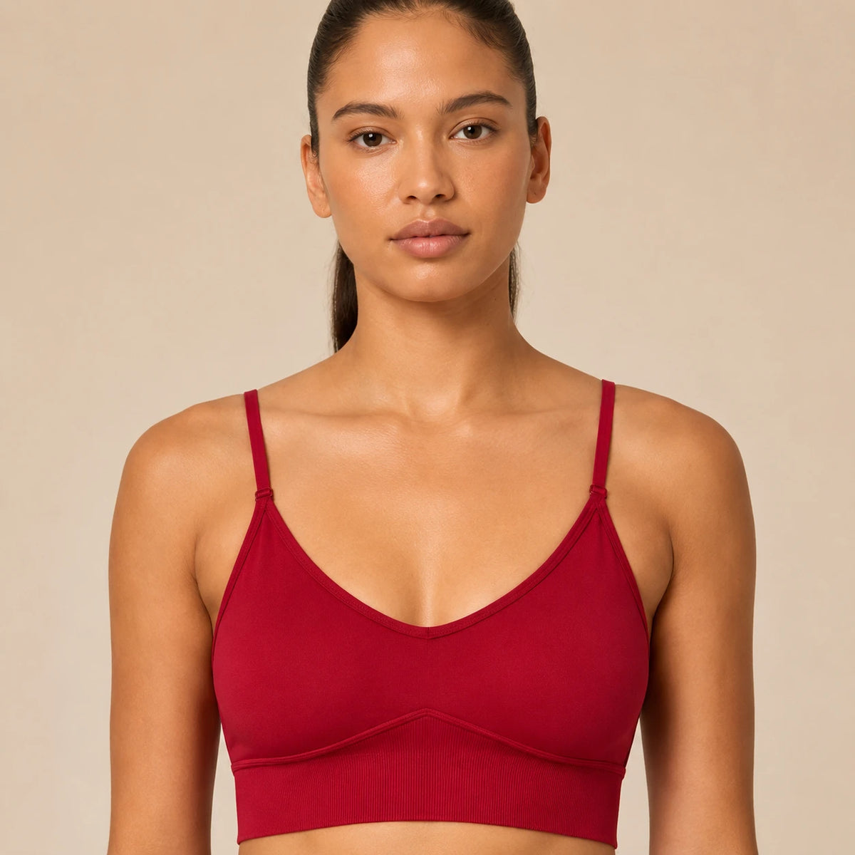 Crimson Ascend Form Sports Bra