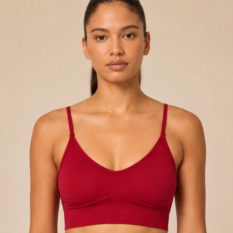 Crimson Ascend Form Sports Bra